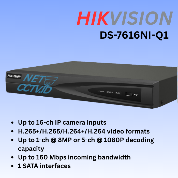 NVR HIKVISION ds 7616ni q1 NVR HIKVISION ds 7616ni q1